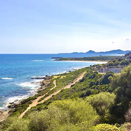 아파트호텔 Village In Porto Corallo Just 200 Meters From The Beach, With Private Outdoor Area 빌라푸주